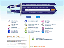 Tablet Screenshot of encontrabarrafunda.com.br